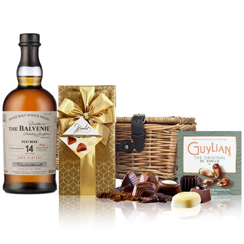 The Balvenie The Week of Peat 14 year old Whisky And Chocolates Hamper